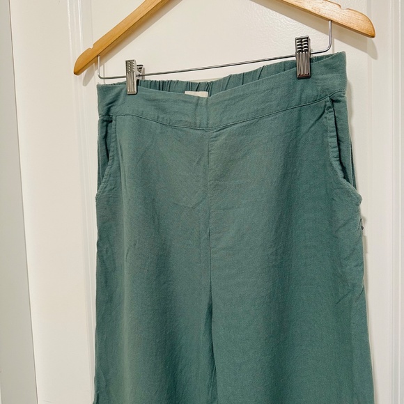 Rhythm. | Cotton and Rayon High Waist Wide Leg Pull On Pants with Pockets - Picture 5 of 7